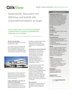 Duttenhofer fokussiert mit QlikView und beh&auml;lt alle