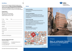 Einladungsflyer zur Fachtagung Teilhabe