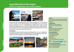 Jugendfreizeit in Norwegen