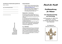 Durch die Nacht