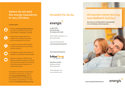 Ich tausche meine Heizung zum Nulltarif