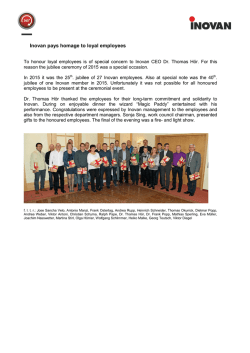 Inovan pays homage to loyal employees