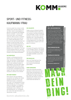 informationsblatt sport