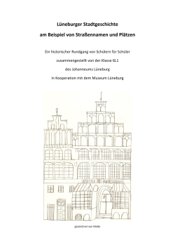 Lüneburger Stadtgeschichte am Beispiel von Straßennamen und