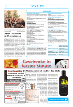 Geschenke in letzter Minute