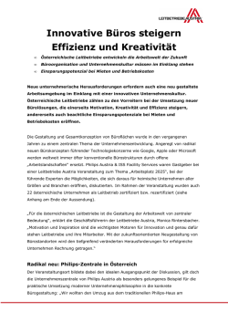 Innovative B&uuml;ros steigern Effizienz und Kreativit&auml;t