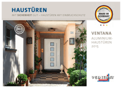 haust&uuml;ren - Bauelemente Wondberg KG