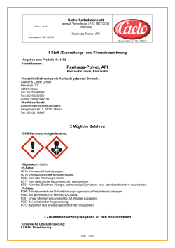 Pankreas-Pulver, API - Caesar & Loretz GmbH