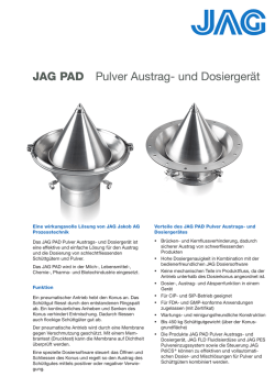 JAG PAD Pulver Austrag- und Dosierger&auml;t