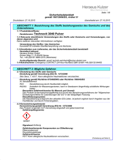 Technovit 3040 Pulver - bei Heraeus Kulzer Technik