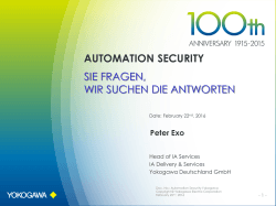 AUTOMATION SECURITY