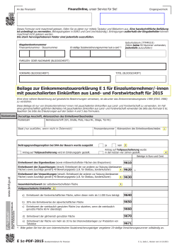 und Forstwirtschaft - Bundesministerium für Finanzen