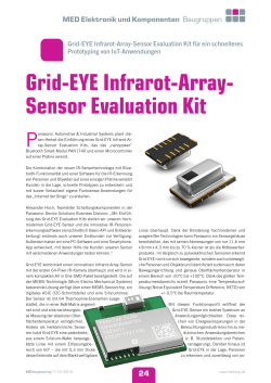 Grid-EYE Infrarot-Array- Sensor Evaluation Kit
