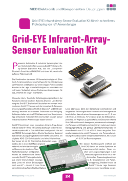 Grid-EYE Infrarot-Array- Sensor Evaluation Kit