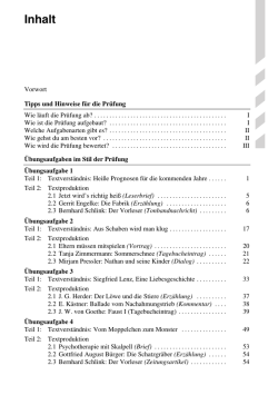 Inhalt - STARK Verlag