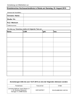 Kreistierschau Hochsauerlandkreis in Reiste am Samstag, 22