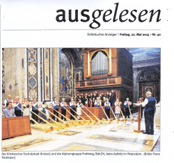 Im Petersdom aufgetreten
