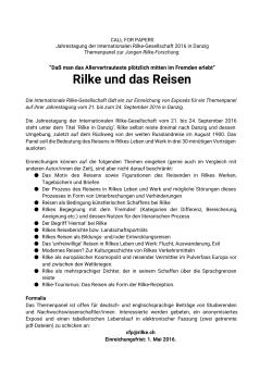pdf-Version hier klicken - Internationale Rilke