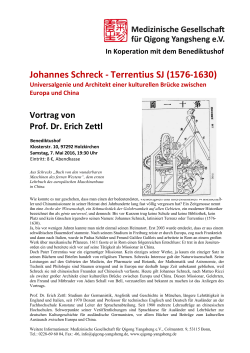 Johannes Schreck - Terrentius SJ (1576-1630)