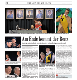 02.02.2015 Zunftabend (Badische Zeitung)