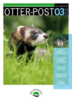 Mitgliederinformationen OTTER-POST Ausgabe - Otter