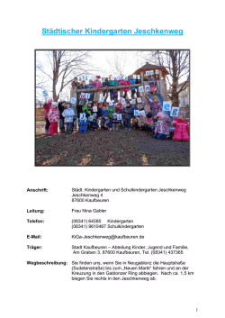 Downlaod der Beschreibung des Kindergartens