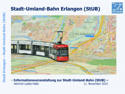 Stadt-Umland-Bahn Erlangen (StUB)