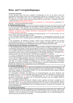 Allgemeinen Geschäftsbedingungen