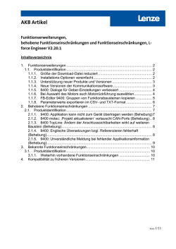 Differenzbeschreibung Engineer V2.20.1 (de)