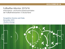 Fußballfan-Monitor 2015/16