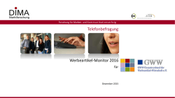 Telefonbefragung Werbeartikel-Monitor 2016