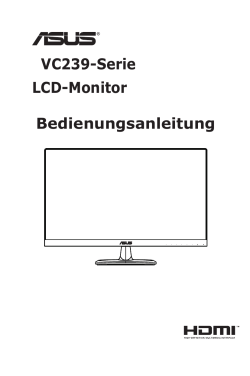 VC239-Serie LCD-Monitor Bedienungsanleitung