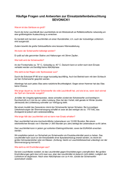 H&auml;ufige Fragen und Antworten zur