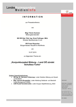 information - Land Ober&ouml;sterreich