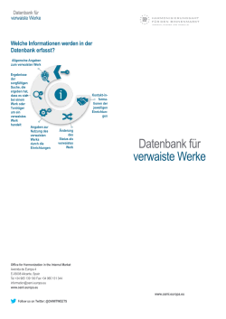 Datenbank für verwaiste Werke