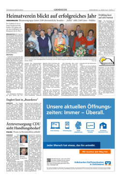 Heimatverein blickt auf erfolgreiches Jahr