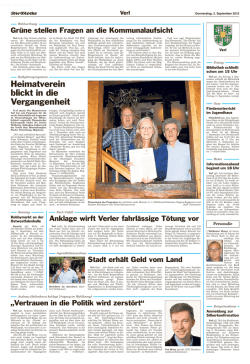 Heimatverein blickt in die Vergangenheit