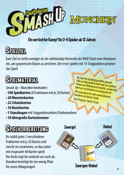Smash Up: Munchkin - Anleitung