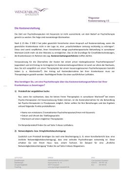 Die$Kostenerstattung