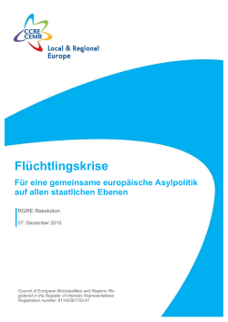 "Flüchtlingskrise" PDF