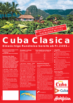 Cuba Clasica - GAST AG Utzenstorf