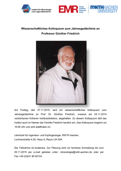 Informationen zum Programm und Veranstaltungsort.