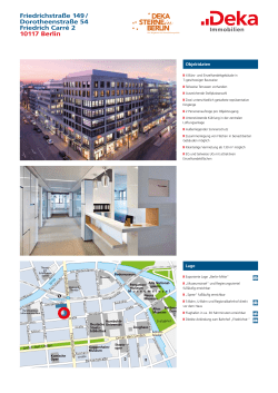 Friedrichstraße 149 / Dorotheenstraße 54 Friedrich Carré 2 10117