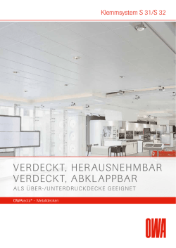 verdeckt, herausnehMbar verdeckt, abklappbar