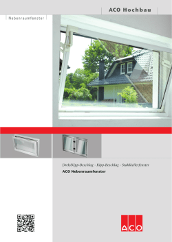 Kippfenster - ACO Hochbau