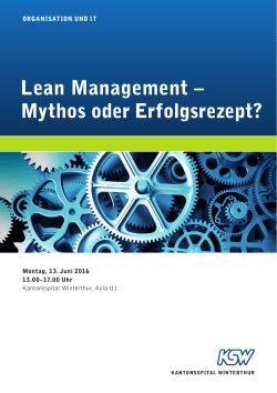 Lean Management – Mythos oder Erfolgsrezept?