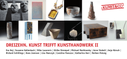 DREIZEHN. KUNST TRIFFT KUNSTHANDWERK II