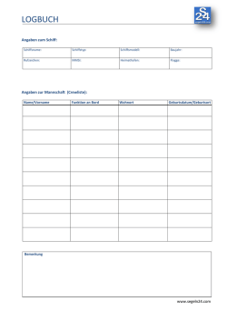 Logbuch im PDF-Format