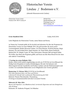 Historischer Verein Lindau / Bodensee e.V.