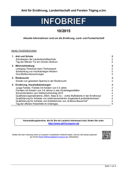 Infobrief Oktober 2015 468 KB - AELF T&ouml;ging